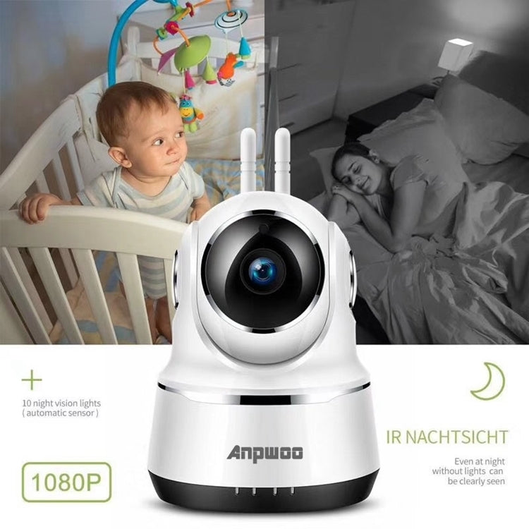 Anpwoo Guardian 2.0MP 1080P 1/3 inch CMOS HD WiFi IP Camera, Support Motion Detection / Night Vision, Guardian White Anpwoo Guardian 2.0MP 1080P 1/3 inch CMOS HD WiFi IP Camera, Support Motion Detection / Night Vision, Guardian White